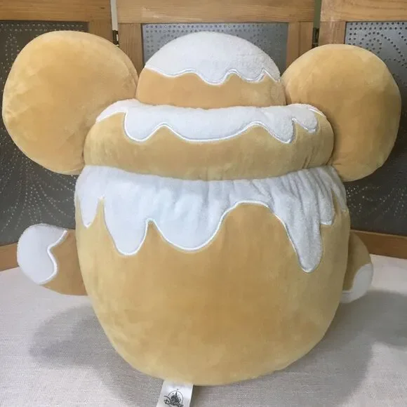 Disney Store Munchlings Cinnamon Swirl Bun Plush Large 15" Fall Food Teddy Bear - Picture 4 of 10